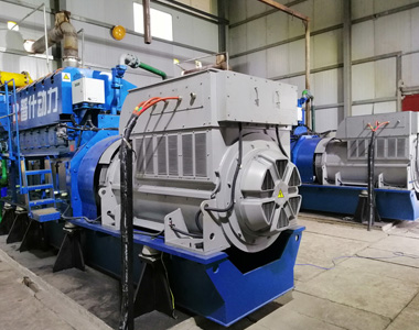 Fengdu Gantai Biogas Power Generation Project equipped with 2 units EvoTec 850kw/10.5kv/6 pole High-Voltage Generators