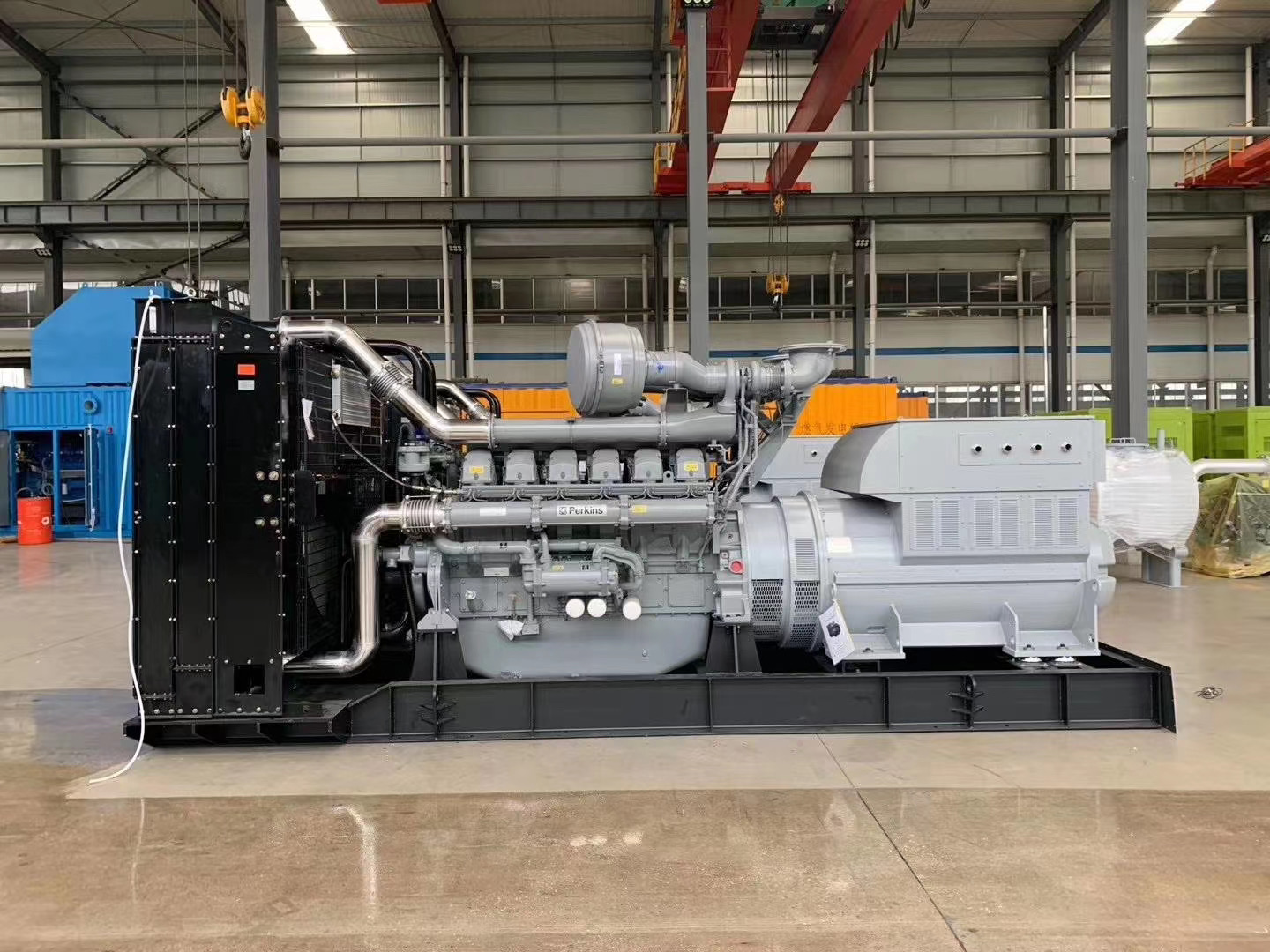  1250KW 6.3KVمولدات EvoTec حالة المشروع