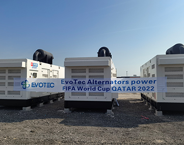 Sustainable power supply to the 2022 FIFA World Cup in Qatar with 153 units of EvoTec alternators assembling YUCHAI engines Sustainable power supply to the 2022 FIFA World Cup in Qatar with 153 units of EvoTec alternators assembling YUCHAI engines