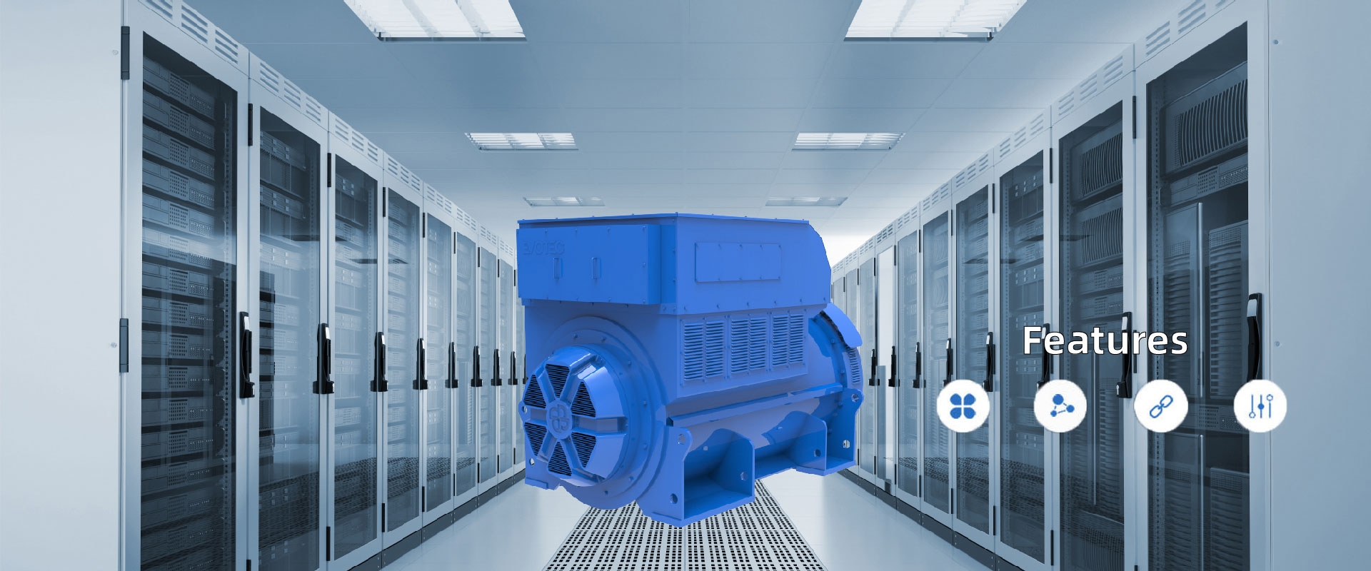 مولدات الجهد العالي لمراكز البيانات