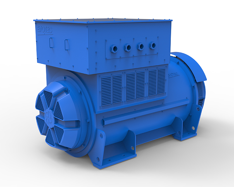 EVO468 High-Voltage Series Generator 500/1625kVA，3300/15000V，50/60Hz，4/6/8/10Pole